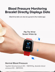 Red Smart Watch for Men & Women