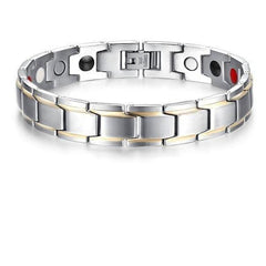 Magnetic Health Silver Bracelet for Men