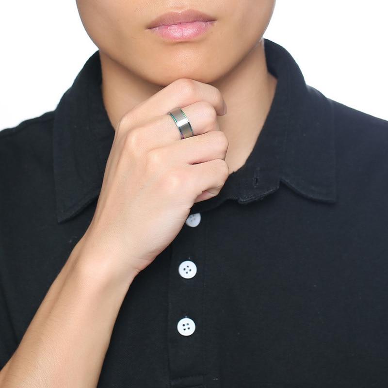 Sliver Stainless Steel Wedding Band Ring