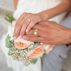 Women Gold And Silver Wedding Ring