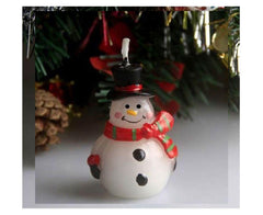 Smokeless Snowman Candle