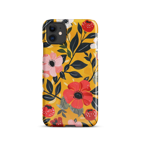 Floral 3 Snap case for iPhone