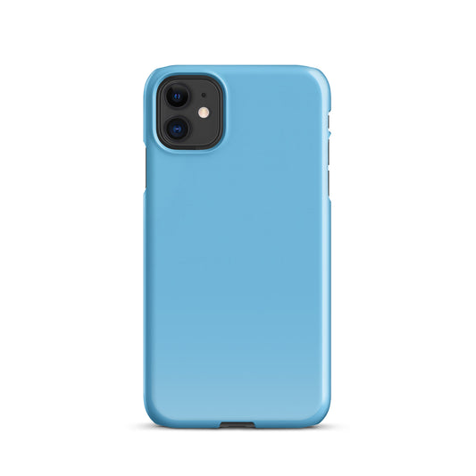 Aqua Blue Snap case for iPhone