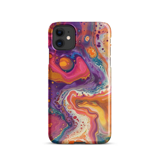 Rainbow Swirling Snap case for iPhone