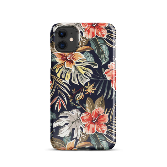Tropical Floral Snap case for iPhone