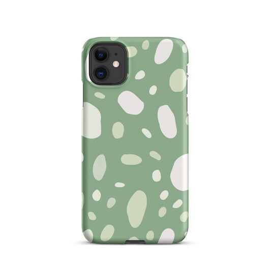 Sprinkle Green Snap case for iPhone