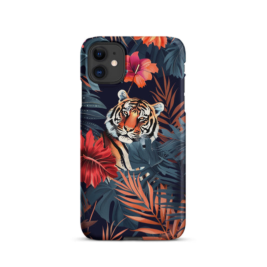 Jungle Tiger Snap case for iPhone