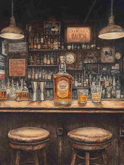 Whiskey In Vintage Bar