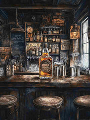 Whiskey In Vintage Bar