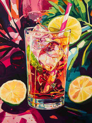 Coke in a Glass Poster