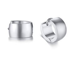 Stainless Steel Hoop Earrings for Men and Women