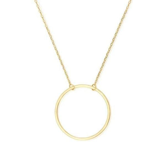 Silver Circle Necklace