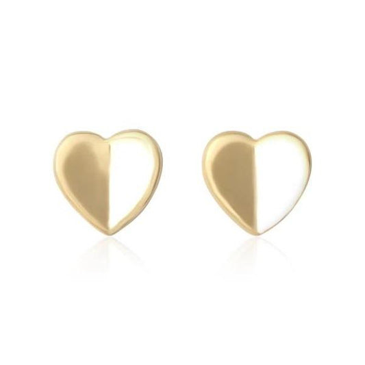 Silver Heart Earrings