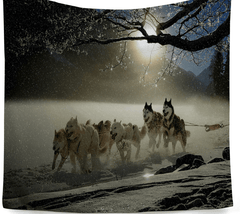 Wolf Wall Tapestry