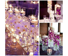 10 X Unique Floating Candles Set