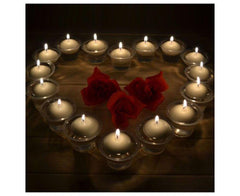 10 X Unique Floating Candles Set