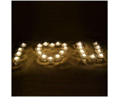 10 X Unique Floating Candles Set