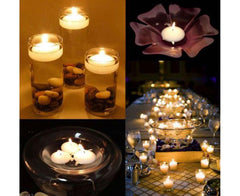 10 X Unique Floating Candles Set