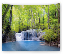 Flowing Stream Tapestry Wall Hanging