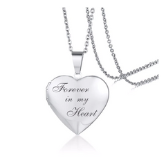 Heart Photo Frame Necklace