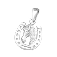 Sterling Silver Horseshoe Pendant