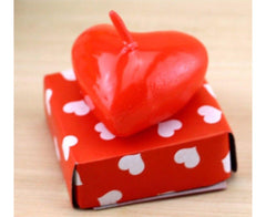 8 Pc Heart Candles - Bulk pack