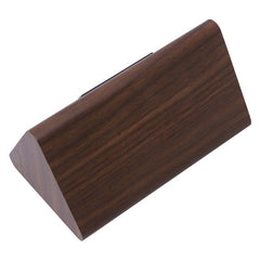 Electronic Digital Display Wooden Clock Brown