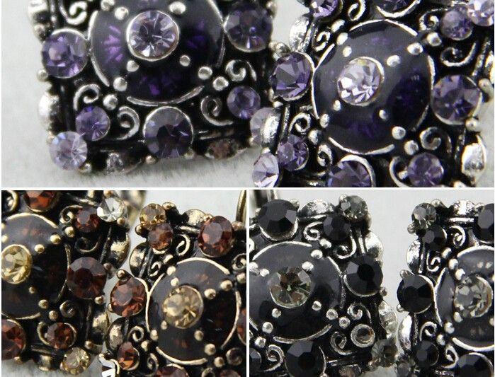 Vintage Square Earring