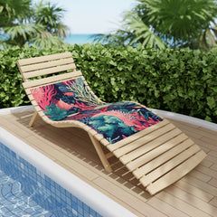coral life Beach Towel