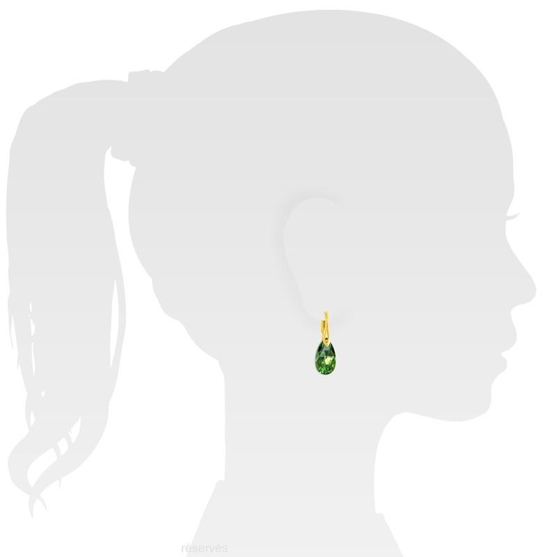 Peridot 24K Gold Earrings
