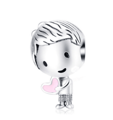 Boy Silver Charm