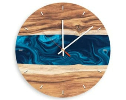 Resin Art Wall Clock