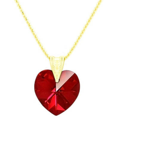 24K Gold Heart Siam Jewellery Set