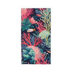 coral life Beach Towel