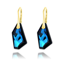 24k Gold Leverback Earrings