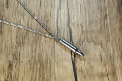 Stainless Steel Bullet Necklace for Ashes