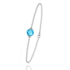 Aquamarine Fine Bracelet Silver for Women