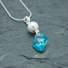 Aquamarine Cosmic Silver Fine Jewellery Set