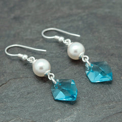 Aquamarine Cosmic Silver Fine Jewellery Set