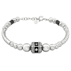 Silver Bali Bracelet