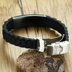 Stainless Steel Black Bracelet