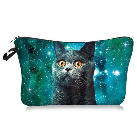 Cute Cat Cosmetic Makeup Bag
