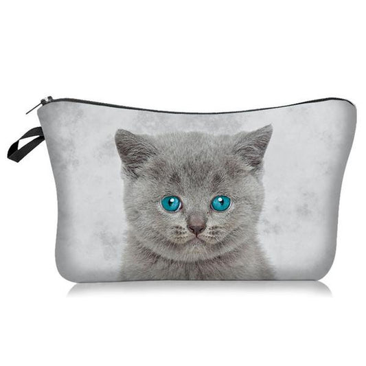 Cat Cosmetic Bag For Travel
