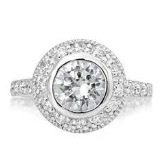 Halo Bezel Ring Set