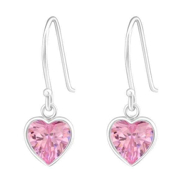 Silver Heart Earrings