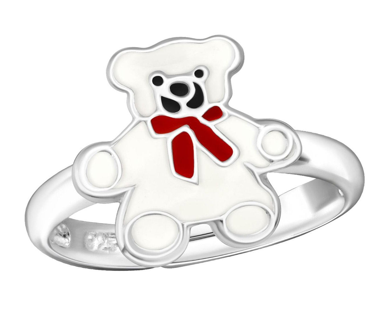 Children's Sterling Silver Bear Ring
