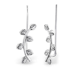 925 Sterling Silver Branch Design Ear Cuff