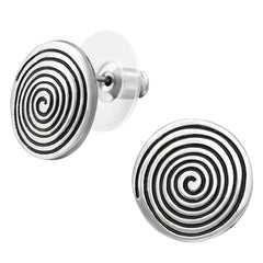 Black Onyx and Turquoise Fashion Stud Earrings Set