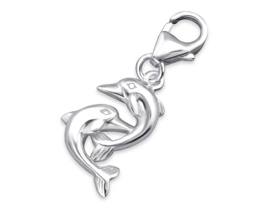 Sterling Silver Dolphin Charm