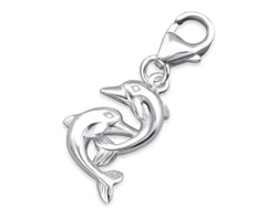 Sterling Silver Dolphin Charm